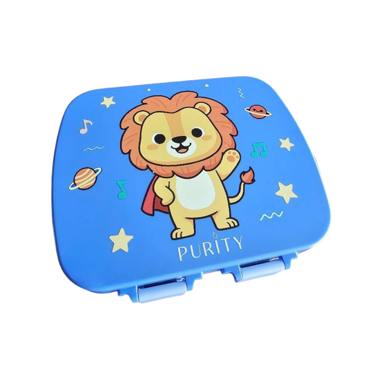 Lonchera de acero León -  4 divisiones