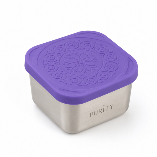 Salsero de Acero 60 ml  purple