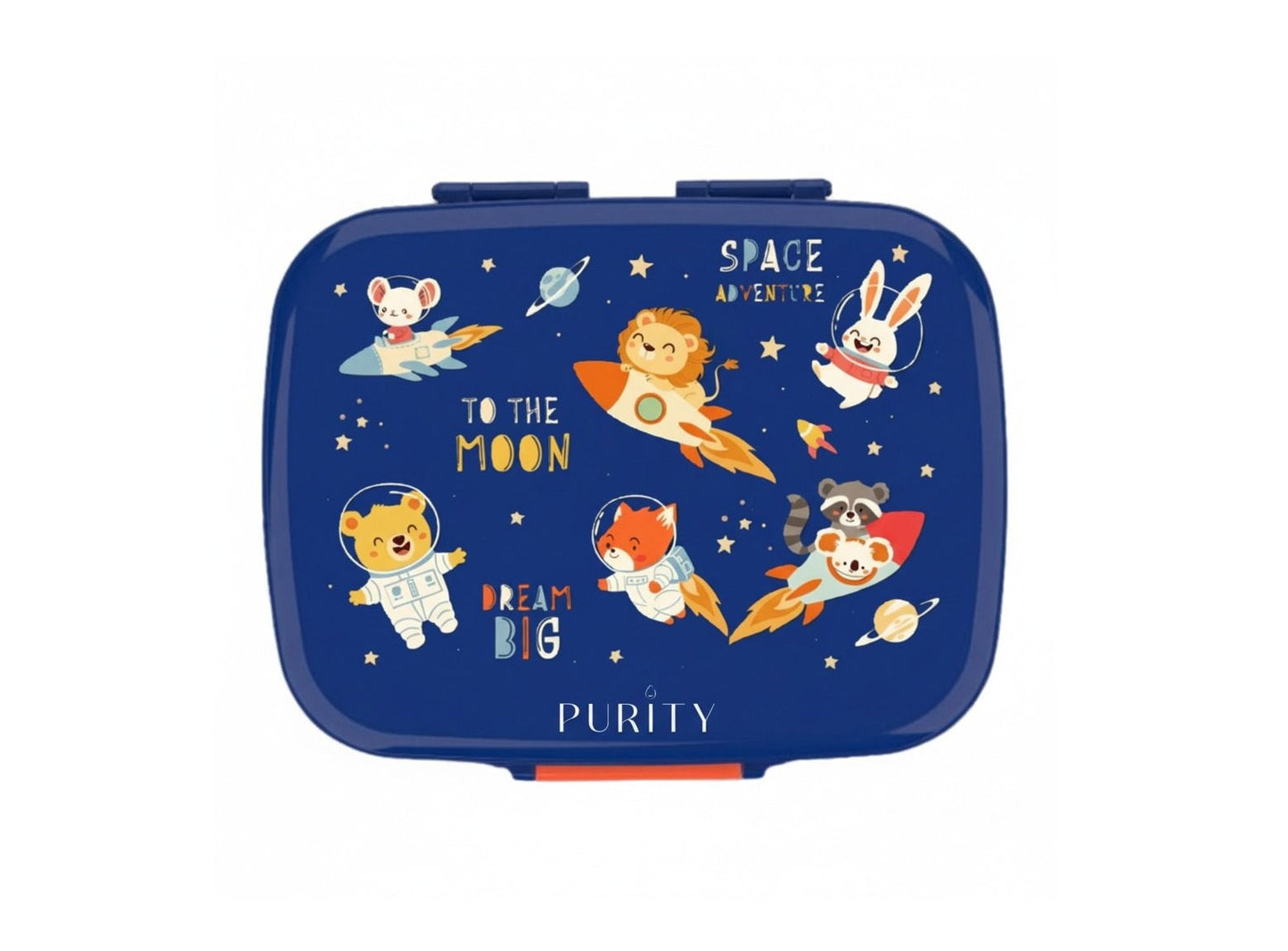 Lonchera con bandeja de acero Galaxia - 3 divisiones