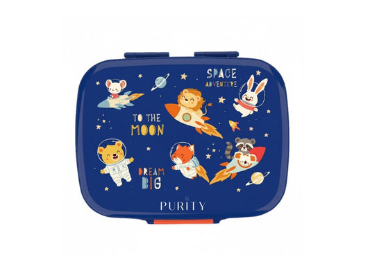 Lonchera con bandeja de acero Galaxia - 3 divisiones