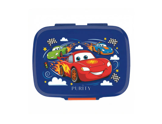 Lonchera con bandeja de acero Cars - 3 divisiones