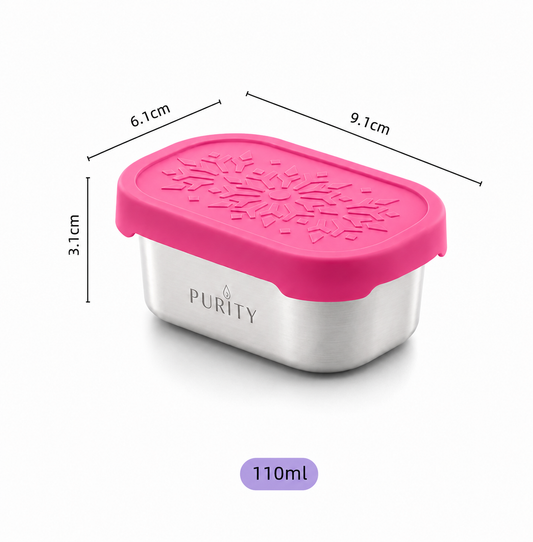 Contenedor de Acero  berry 110 ml